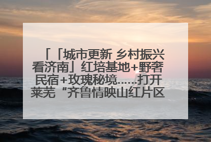 「城市更新 乡村振兴看济南」红培基地+野奢民宿+玫瑰秘境……打开莱芜“齐鲁情映山红片区”的破圈秘籍