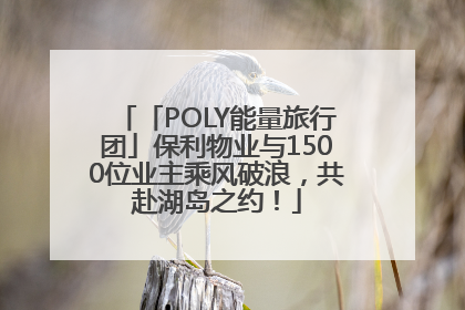 「POLY能量旅行团」保利物业与1500位业主乘风破浪，共赴湖岛之约！