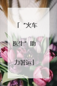“火车医生”助力暑运