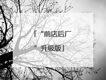 “前店后厂”升级版