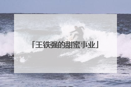 王铁强的甜蜜事业