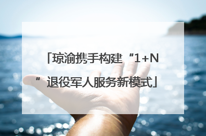 琼渝携手构建“1+N”退役军人服务新模式