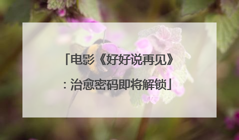 电影《好好说再见》：治愈密码即将解锁