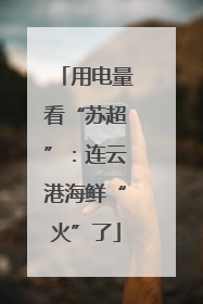 用电量看“苏超”：连云港海鲜“火”了