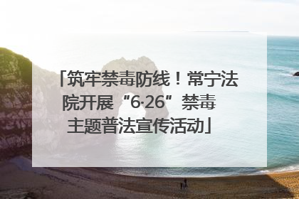 筑牢禁毒防线！常宁法院开展“6·26”禁毒主题普法宣传活动