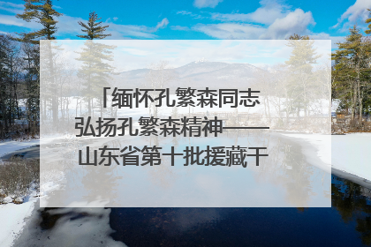 缅怀孔繁森同志 弘扬孔繁森精神——山东省第十批援藏干部人才清明节前到岗巴县开展党性教育