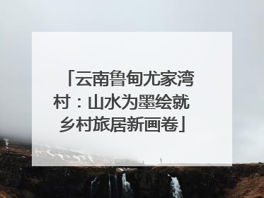 云南鲁甸尤家湾村：山水为墨绘就乡村旅居新画卷