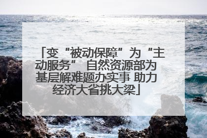 变“被动保障”为“主动服务” 自然资源部为基层解难题办实事 助力经济大省挑大梁