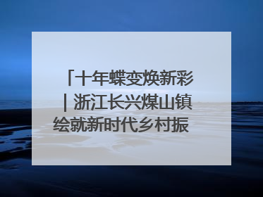 十年蝶变焕新彩｜浙江长兴煤山镇绘就新时代乡村振兴多彩画卷