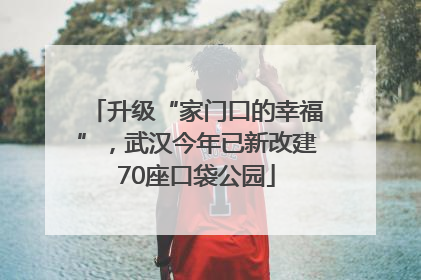 升级“家门口的幸福”，武汉今年已新改建70座口袋公园