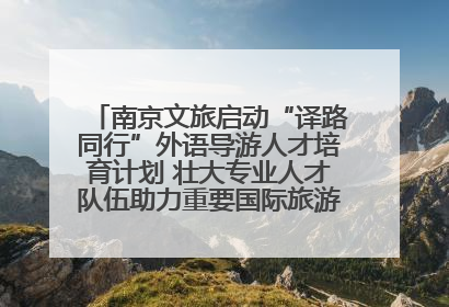 南京文旅启动“译路同行”外语导游人才培育计划 壮大专业人才队伍助力重要国际旅游目的地建设