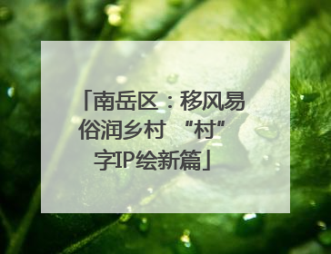 南岳区：移风易俗润乡村 “村”字IP绘新篇