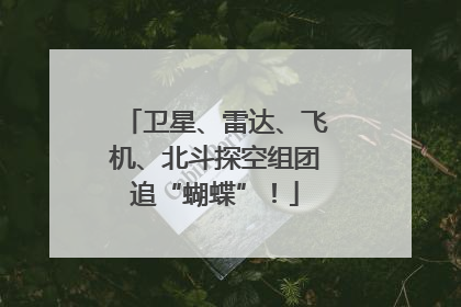 卫星、雷达、飞机、北斗探空组团追“蝴蝶”！