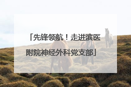 先锋领航！走进滨医附院神经外科党支部