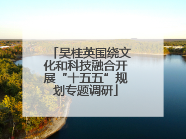 吴桂英围绕文化和科技融合开展“十五五”规划专题调研