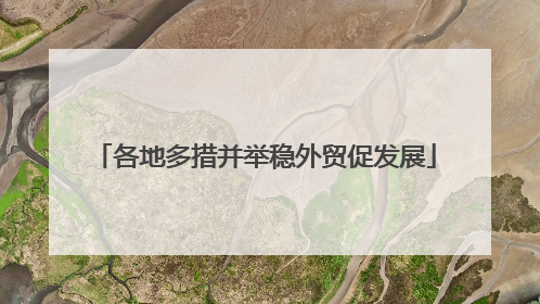 各地多措并举稳外贸促发展