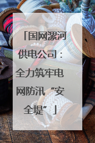 国网漯河供电公司：全力筑牢电网防汛“安全堤”