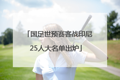 国足世预赛客战印尼25人大名单出炉