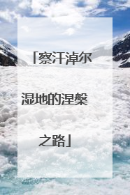 察汗淖尔湿地的涅槃之路