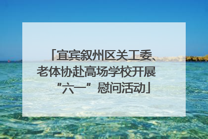 宜宾叙州区关工委、老体协赴高场学校开展“六一”慰问活动