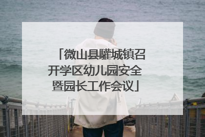 微山县驩城镇召开学区幼儿园安全暨园长工作会议