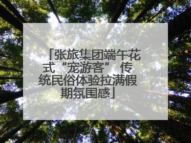 张旅集团端午花式“宠游客” 传统民俗体验拉满假期氛围感