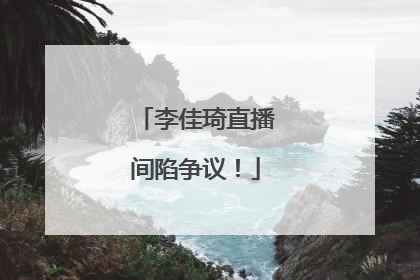 李佳琦直播间陷争议！