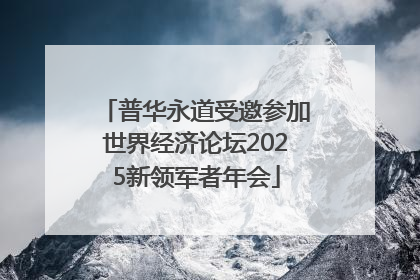 普华永道受邀参加世界经济论坛2025新领军者年会