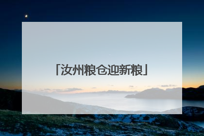 汝州粮仓迎新粮
