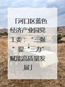 河口区蓝色经济产业园党工委：“三强”提“三力”赋能高质量发展