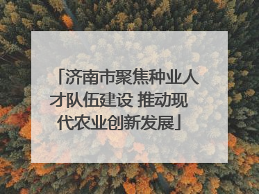 济南市聚焦种业人才队伍建设 推动现代农业创新发展