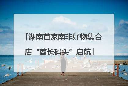 湖南首家南非好物集合店“酋长码头”启航