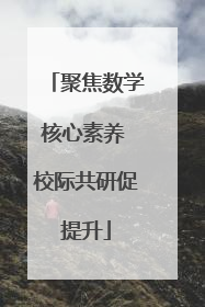 聚焦数学核心素养 校际共研促提升