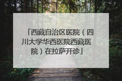 西藏自治区医院（四川大学华西医院西藏医院）在拉萨开诊
