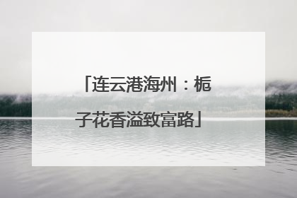 连云港海州：栀子花香溢致富路