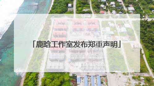 鹿晗工作室发布郑重声明